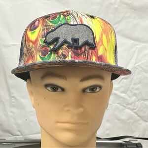 Grassroots Hat 420 limited edition removable bear patch Hat with Bear Design